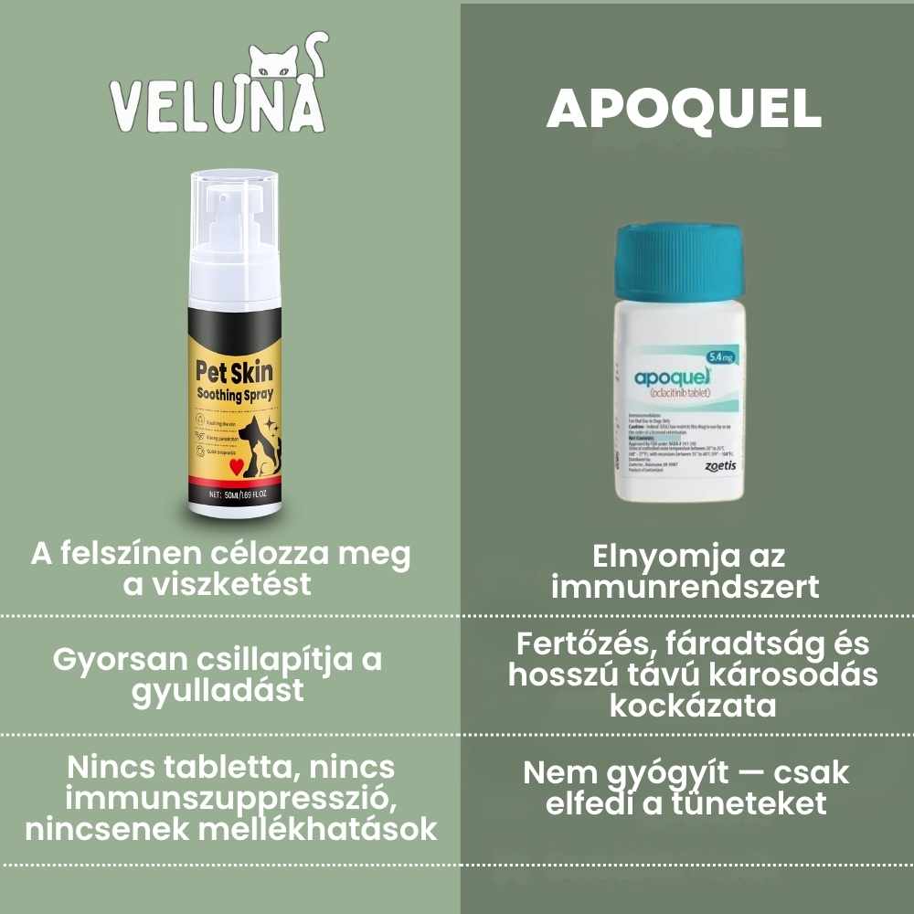 Kutyák viszketés elleni spray-je
