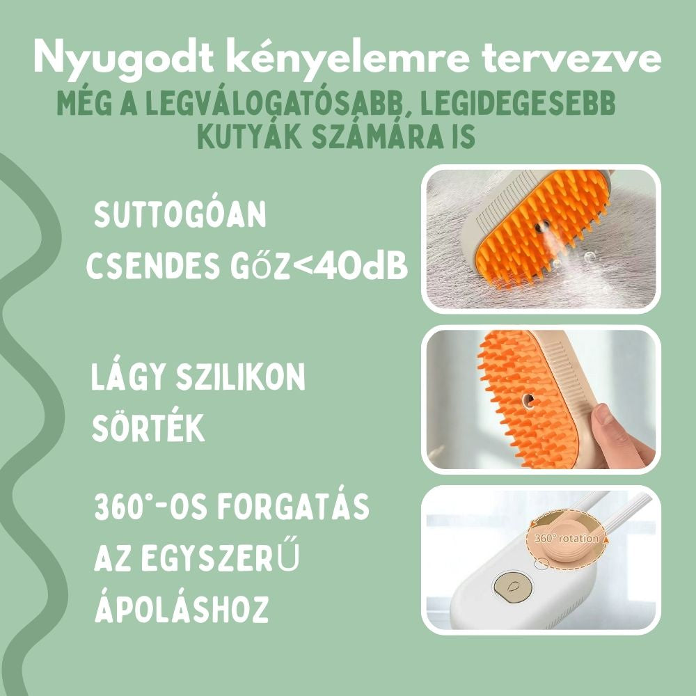 Veluna Steam Brush kutyáknak