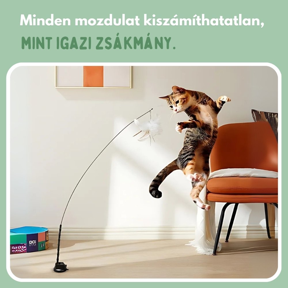 Veluna Interaktív Madár Játék Macskák Számára