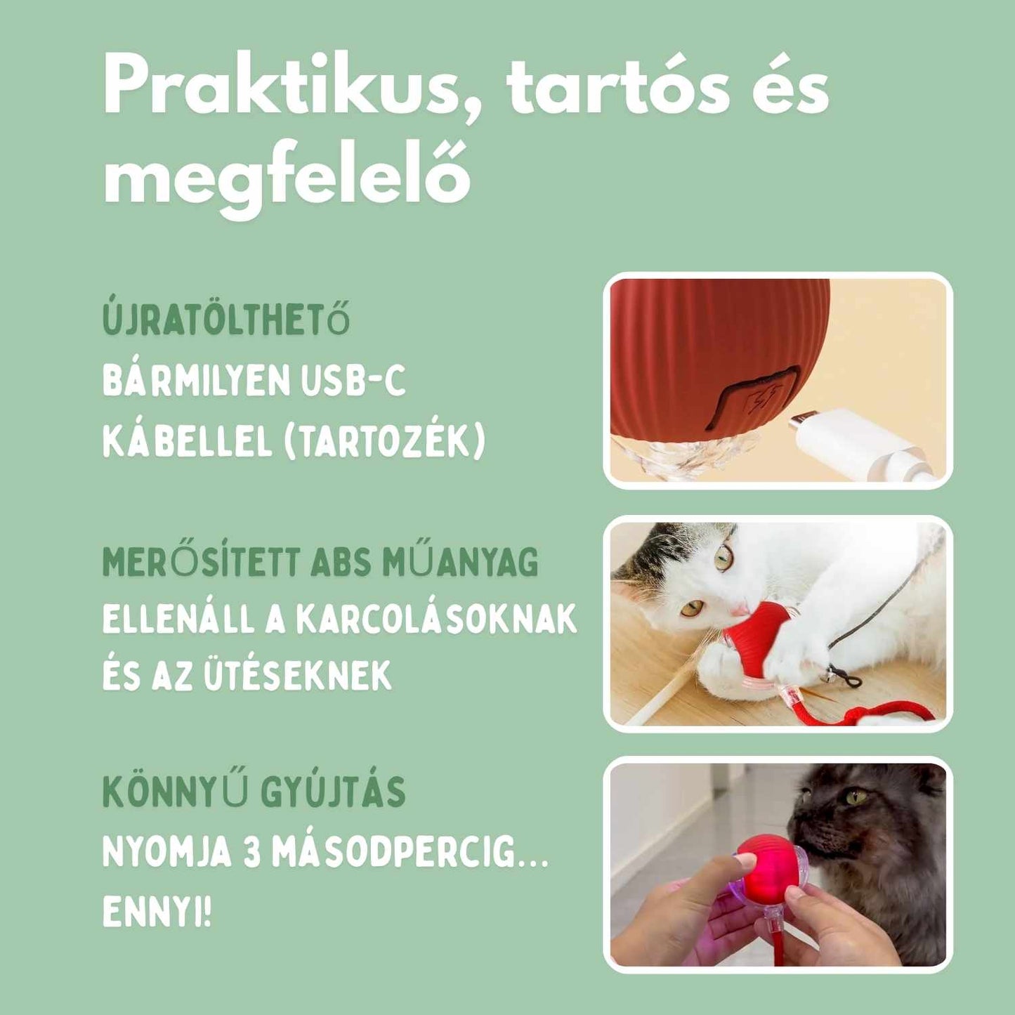Veluna Smart Ball Macskák Számára
